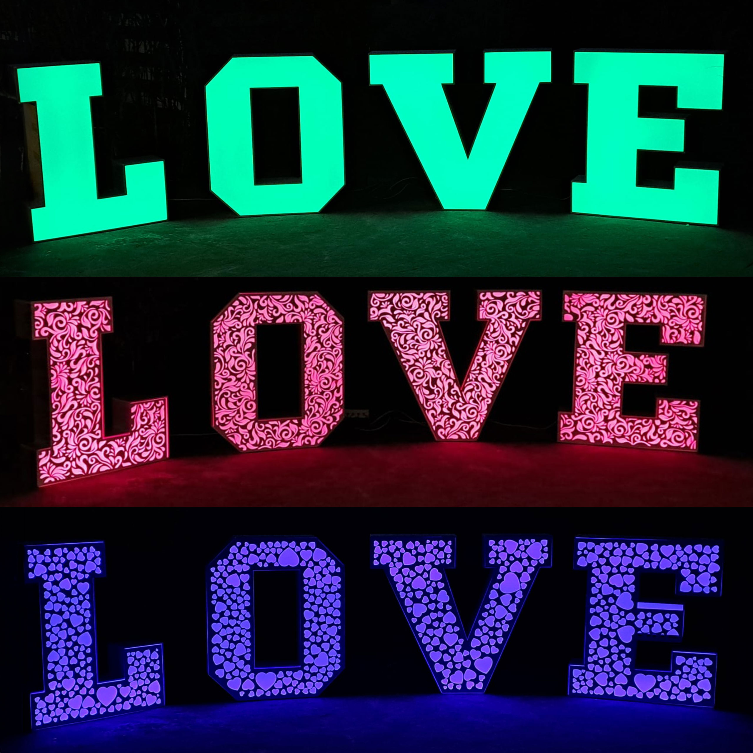 Litery LOVE